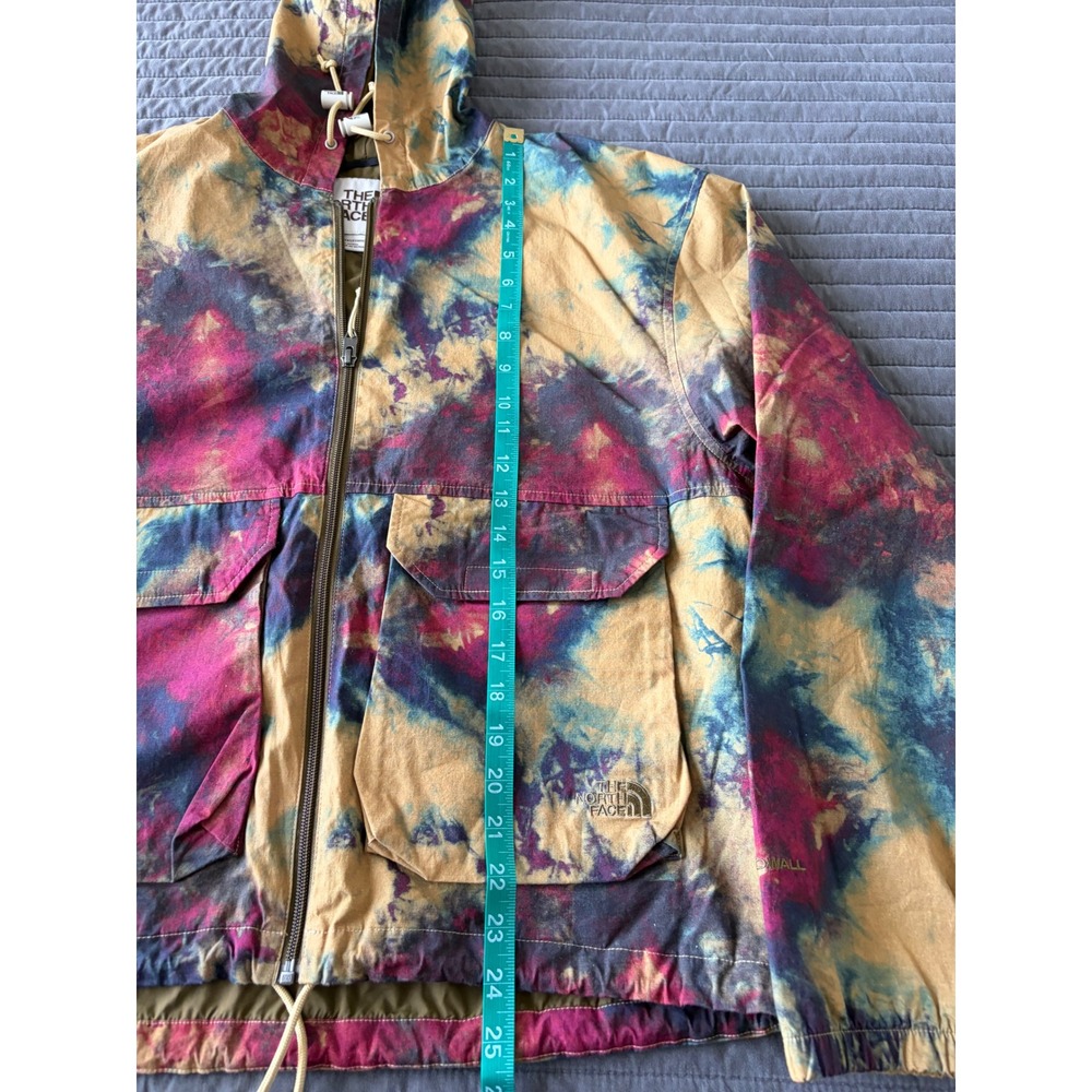 The North Face Womens WindWall Tie Dye Hooded Jacket Multicolor Medium Full Zip - Picture 6 of 9